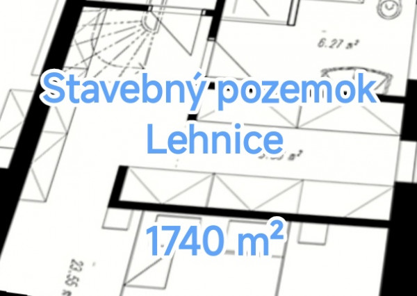 EXKLUZÍVNE LEN U NÁS!!! Stavebný pozemok v obci Lehnice!